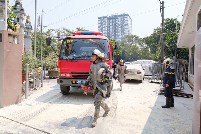CADI-SUN tập huấn phòng cháy chữa cháy, nâng cao kỹ năng ứng phó cho CBNV